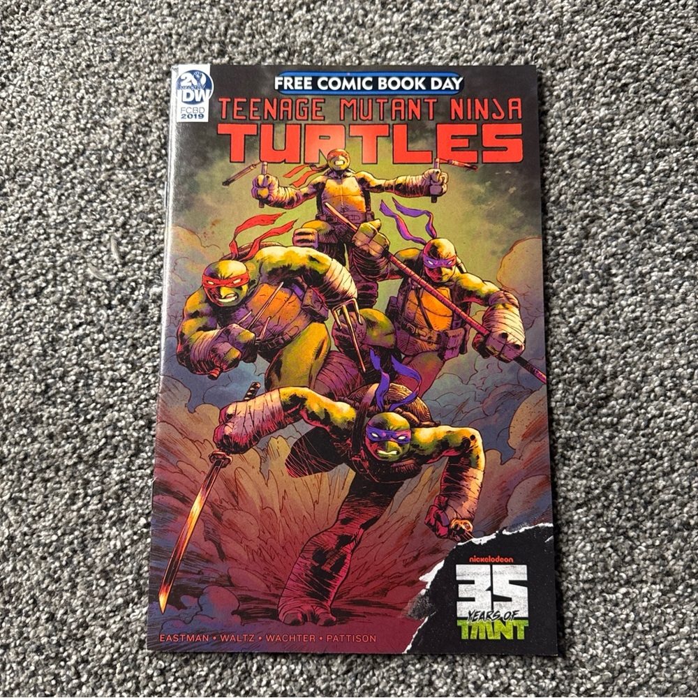 Teenage Mutant Ninja Turtles Free Comic Book Day 2019